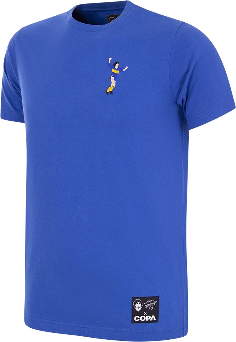 COPA - Maradona Boca Embroidery T-Shirt - Heren - Blauw - XXL