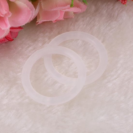 20pcs 2.5cm Silicone O-Ring Baby Pacifier Clip Safety O-Ring Dummy