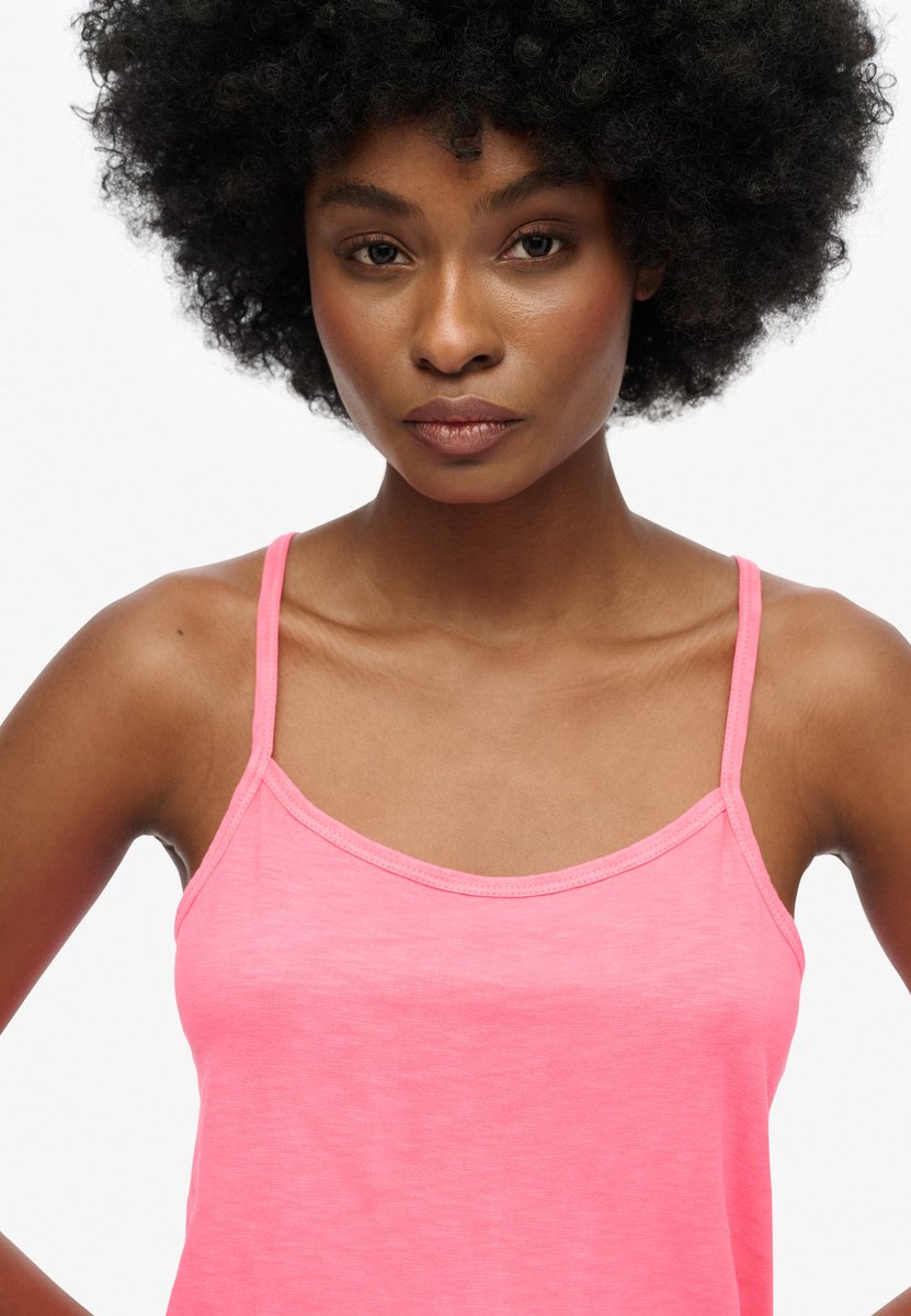 Superdry Studios-hemd met bandjes Dames Vesten Roze