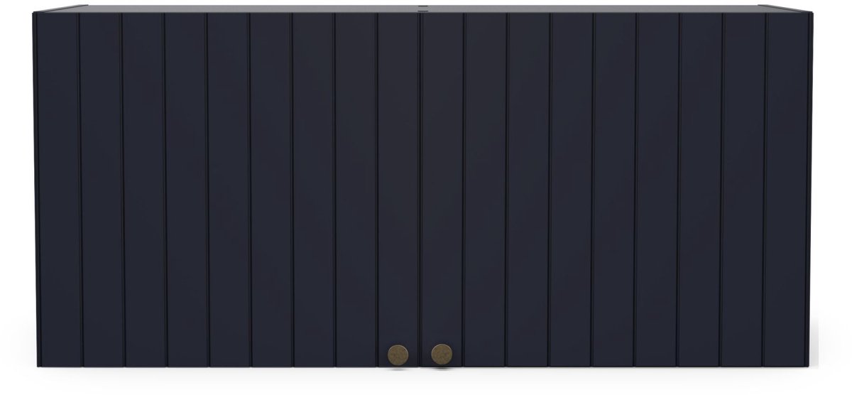 CBA - Keuken hangkast CHESTER 120 cm in een dekor van indigo blauw