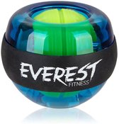 EVEREST Fitness Energyball/Entraîneur pour les mains pour l'entraînement des muscles des mains et des bras avec poignée en caoutchouc et boîtier en plastique incassable