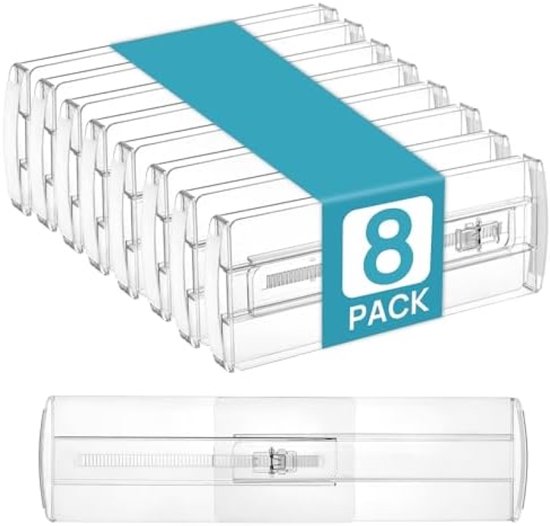 QINERSAW 6 Pcs Adjustable Drawer Dividers Plastic Drawer Dividers