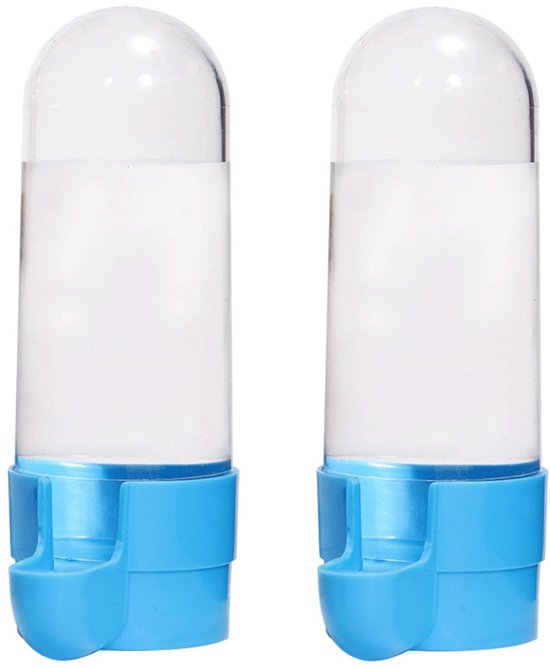 3-in-1 Hamster waterfles automatische dispenser met voedselcontainer en schuilbasis voor gerbil, rat, dwerghamster, kleine muizen [120ml/4oz, grijs