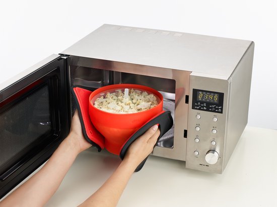 Lékué Magnetron Popcorn Maker - Red — afbeelding 4