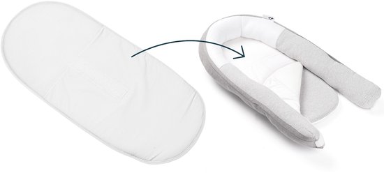 Doomoo Cocoon - Nid de Bébé - Katoen Bio - 74 x 46 cm - Pink Chiné