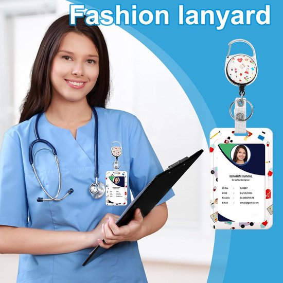 Uniclife Modieuze glijdende badgehouder Flash Cat Wit