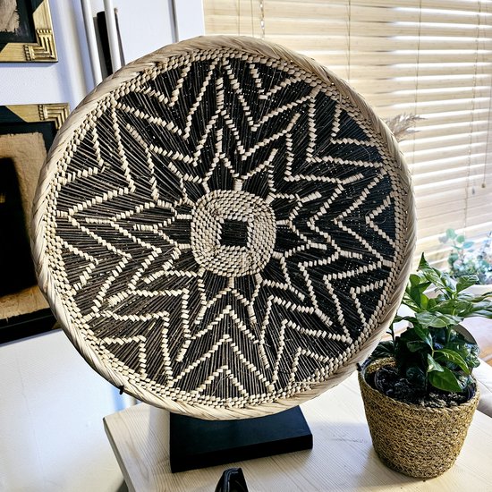 Panier mural tissé | 40cm | Décoration murale africaine | Decor à la Home Boho naturel Decor décoratif Panier tissé