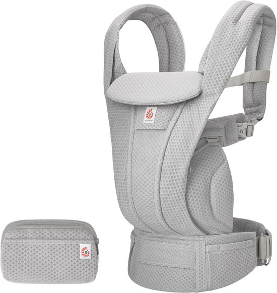 Ergobaby Omni Deluxe Mesh Draagzak - Pearl Grey