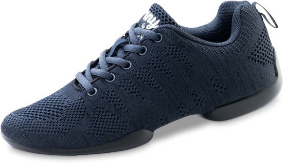 Baskets de danse Anna Kern Suny 4030 Blauw - Chaussures de sport - Semelle bi-semelle - Salsa, Latin, Salon - Chaussures d'entraînement - SUNY - Bleu foncé - 43 1/3