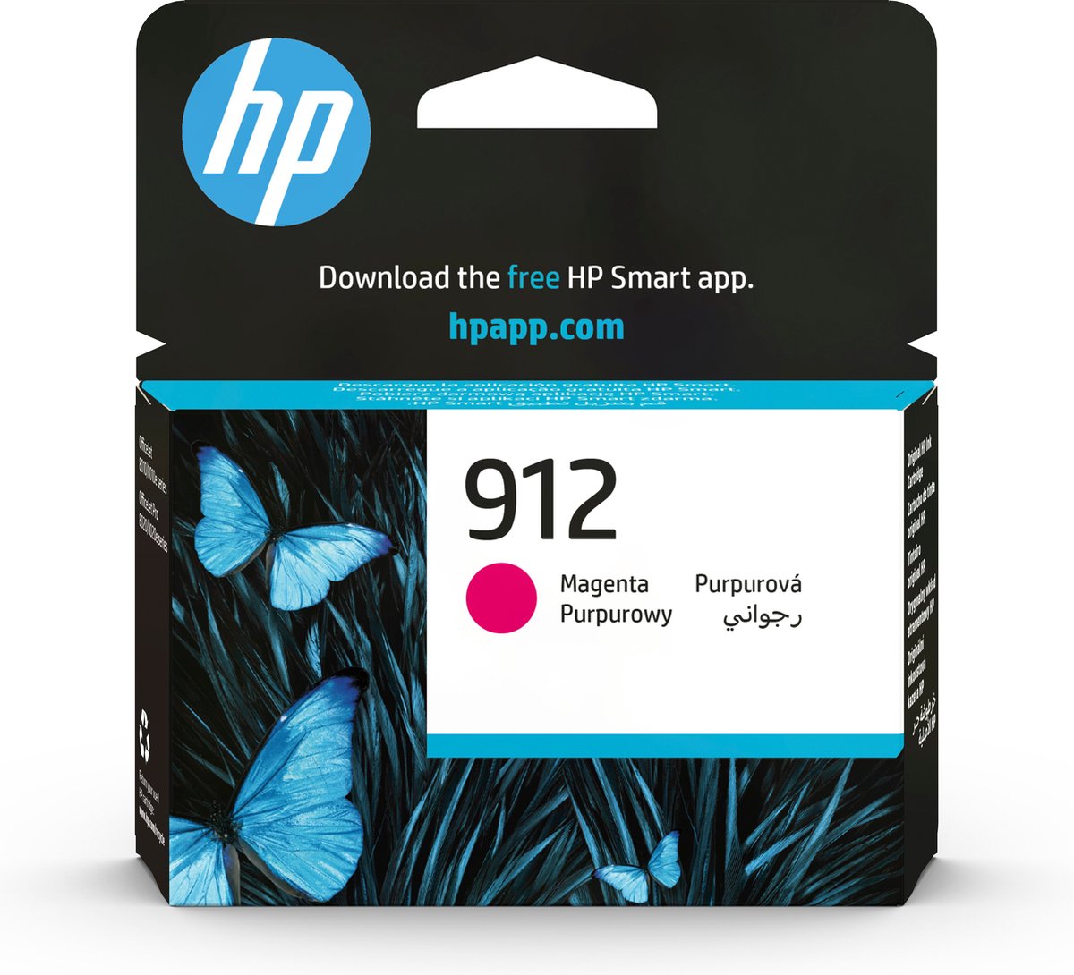 HP 912 - Inktcartridge - Origineel - Standaard capaciteit - Magenta