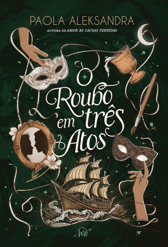 O roubo em três atos - cover
