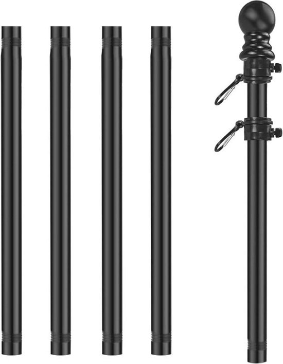 FSFLAG BBQ Veer Vlag met Vlag Pole Kit en Ground Spike, 11 meter lange reclame Windloze Barbecue Winkel Vlag Bord voor Outdoor Indoor Business