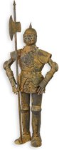 UNE ARMURE DE CHEVALIER DE FER AVEC POLLAXE (RX-321)