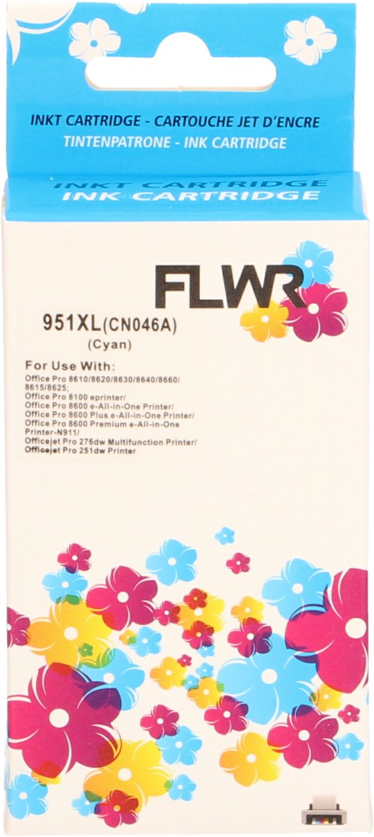 FLWR - Cartridges / HP 951XL / cyaan / Geschikt voor HP