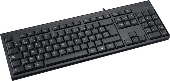 Clavier filaire Kensington KB100 EQ - Conception durable - Zwart