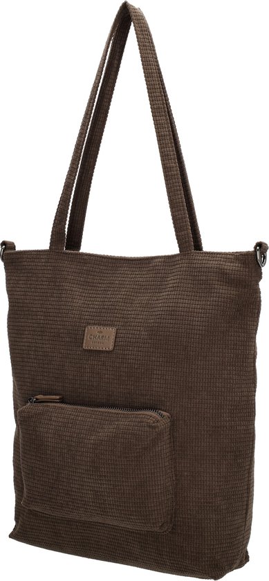 Cabas Charm London Valley - Marron foncé