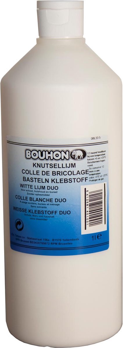 Bouhon Knutsellijm 1.000 ml 12 stuks