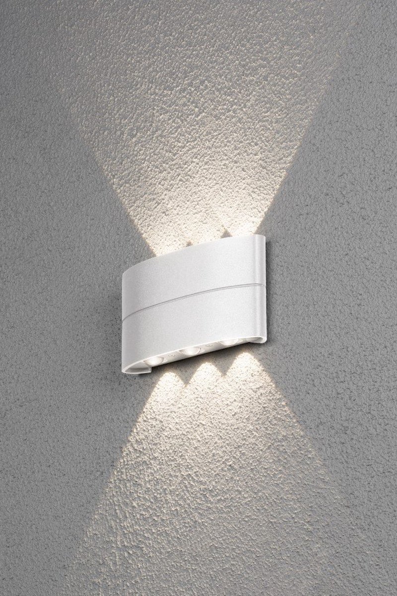 Konstsmide Chieri Spotlamp Buiten - 6-lichts LED - 3000K - IP54 - Wit