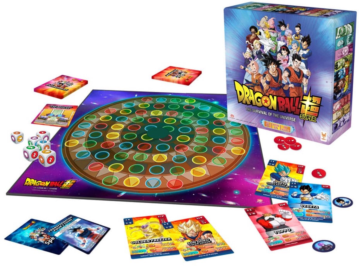Topi Games Dragon Ball Super Board Game The Survival of the Universe *English Version* and accessories