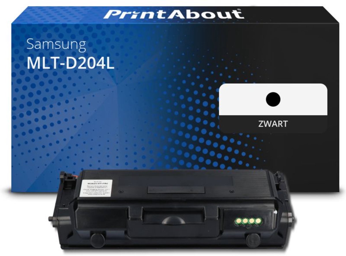 PrintAbout Huismerk Samsung MLT-D204L (SU929A) Toner Zwart Hoge capaciteit