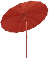 Parasol Zuiver Sunshine Marsala avec housse - Rouge