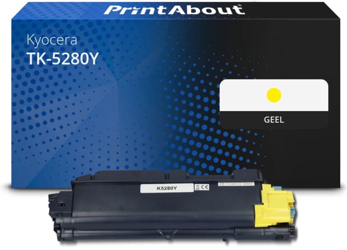 PrintAbout Huismerk Kyocera TK-5280Y Toner Geel