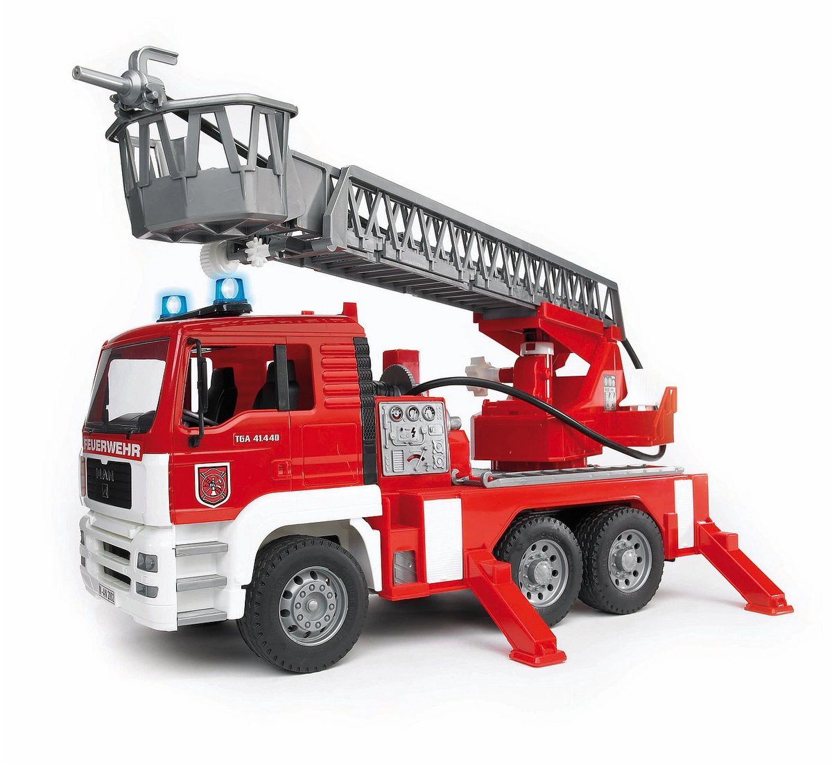 Bruder MAN Brandweerwagen met Draailadder - Speelgoedvoertuig — afbeelding 8