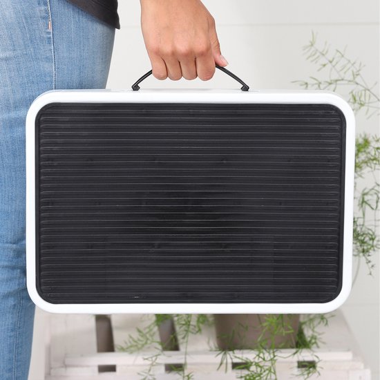 Caravan/camping opstap krukje - kunststof - staal - 38 x 26 x 17,5 cm - draagvermogen tot 150 kg - opstapje — afbeelding 3
