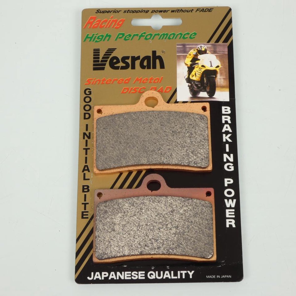 Plaquette de frein Vesrah pour Moto KTM 125 Duke 1998 à 2000 AV Neuf