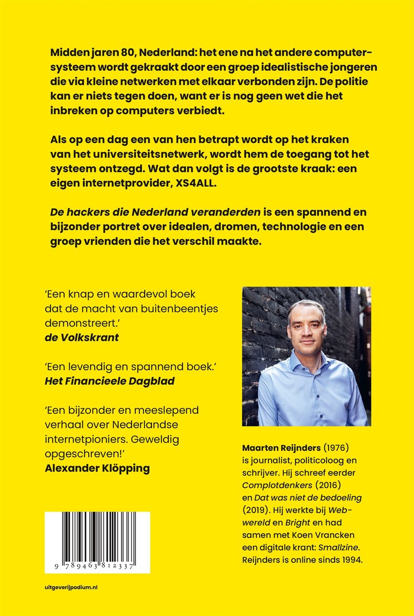 De hackers die Nederland veranderden - back cover