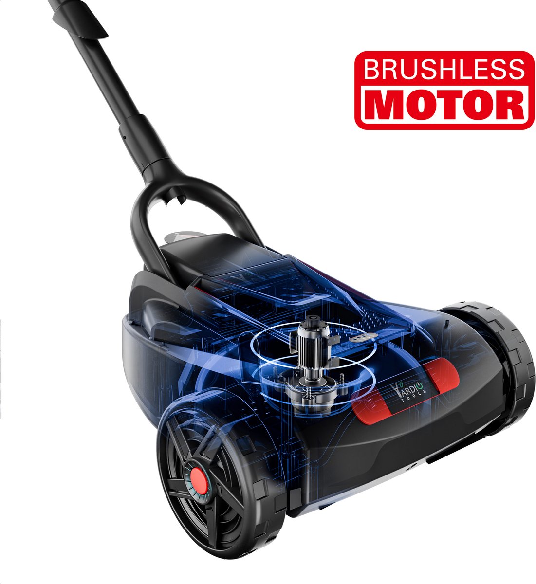YARDIO Tools® - Grasmaaier Elektrisch - Grasmaaier Accu - Handmaaier - 220mm maaibreedte - 21v incl. 4.0a Accu en Snellader - tot 50m2 - EasyMow 220 - EasyMow220-4.0aBAT – foto 7