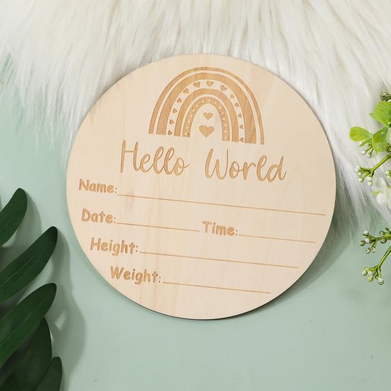 Double Sided Baby Sonogram Frame With Growth Tracking Double Sided Ultrasound Picture Frame - Wooden Baby Sonogram Display With Growth Tracking Pregnancy Announcement Gift