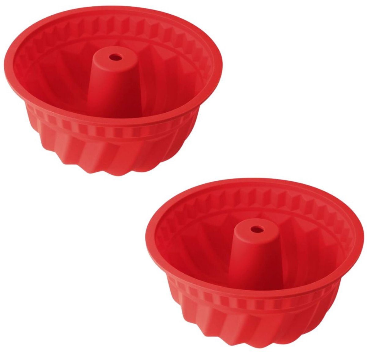 Set van 2 silicone kouglofvormen 21,5 cm Dr. Oetker Flexxibel Love