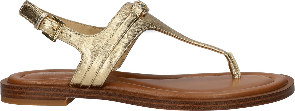 Michael Kors Mandy Thong Sandal Sandalen Dames Goud