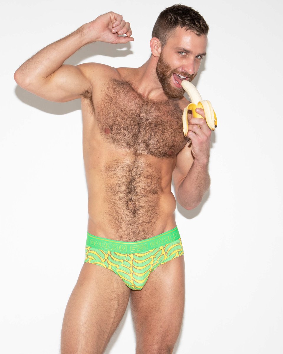 Garçon Bananas Brief - MAAT XL - Heren Ondergoed - Slip voor Man - Mannen Brief