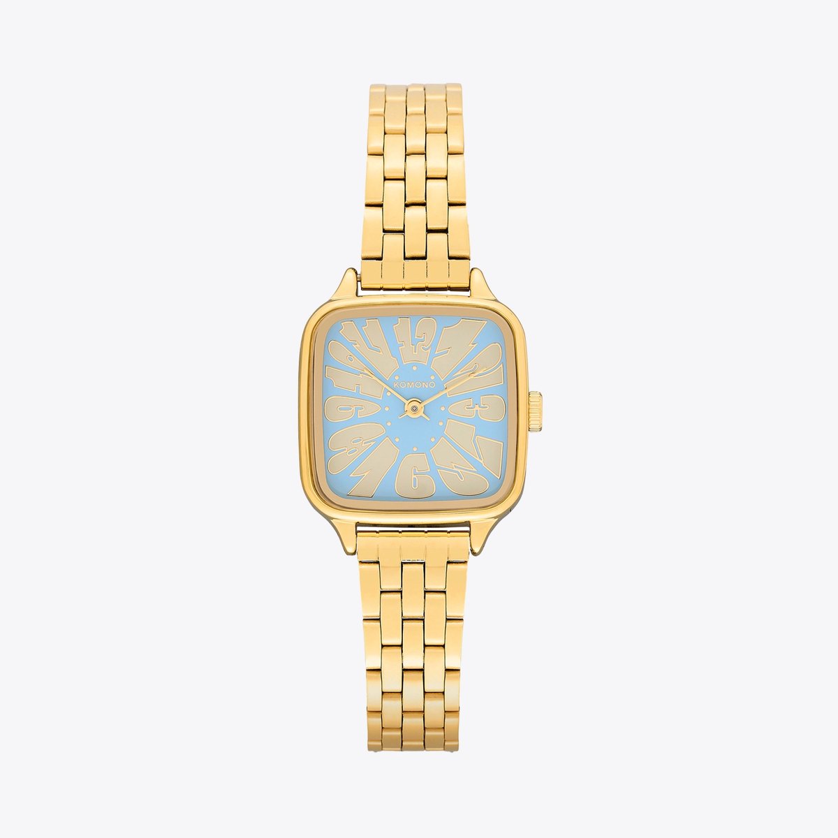 Komono Kate Flower Estate Gold Sky Horloge Blauw-Goud