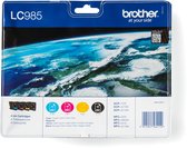 Bol.com Brother LC-985VALBP - Inktcartridge / Zwart / Geel / Cyaan / Magenta aanbieding
