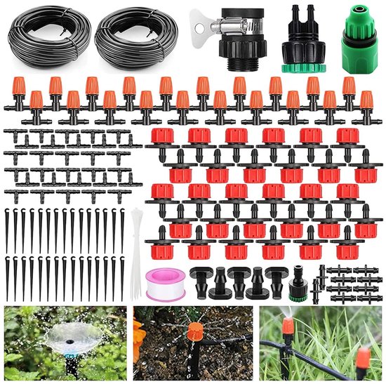 Foto: Waterdruppelaar set waterdruppelaar voor planten watergeefsysteem waterbol irrigatiesysteem automatisch druppelsysteem voor kamerplanten tuin watergever