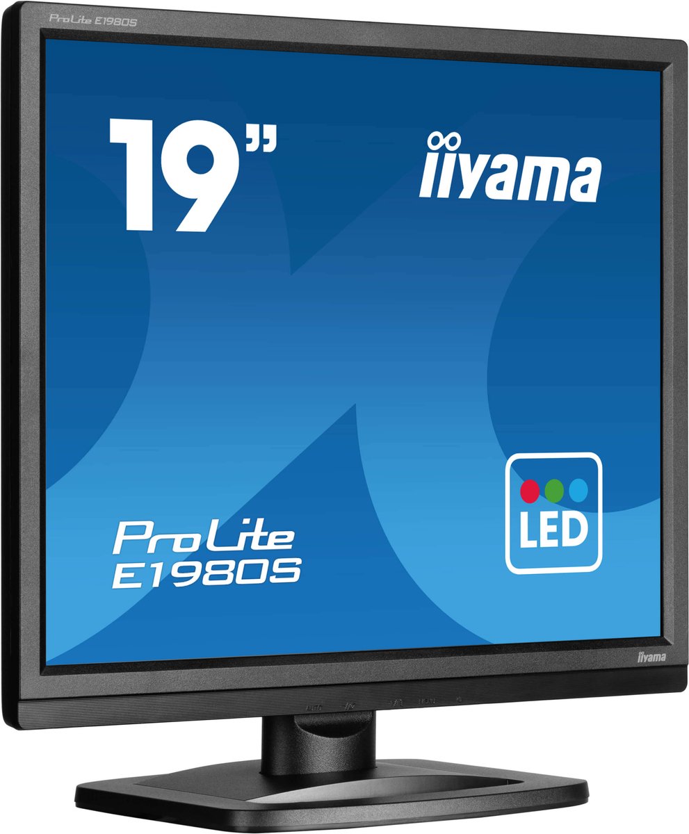 iiyama ProLite E1980S-B1 ledmonitor 75 Hz, HDMI, DisplayPort