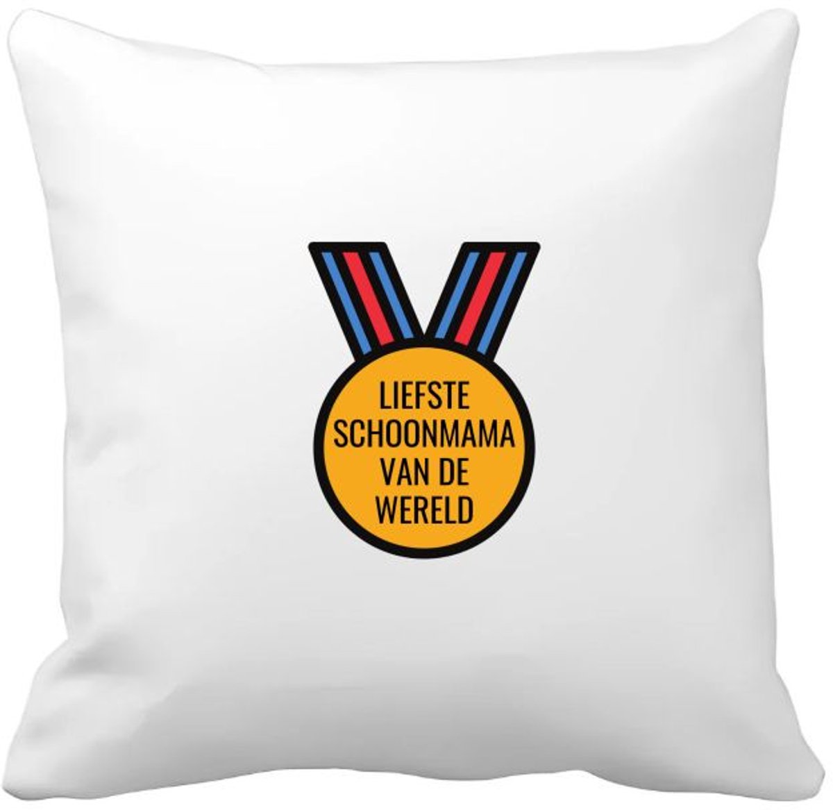 Akyol liefste schoonmama van de wereld Kussen hoes - Mama - de liefste schoonmoeder - moeder cadeautjes - moederdag - verjaardagscadeau - verjaardag - cadeau - geschenk - kado - gift - moeder artikelen - 40 bij 40 cm Multicolor