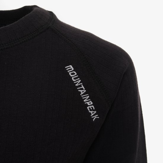 Mountain Peak kinder thermo shirt met lange mouwen - Zwart - Maat 116 — afbeelding 2