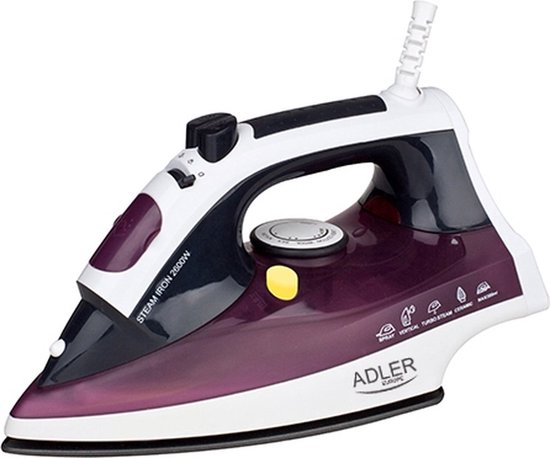 Stoomstrijkijzer - 3000W - paars AD 5022 Adler