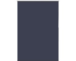 vidaXL - Rolgordijn - verduisterend - 115x130 - cm - stofbreedte - 110,7 - cm - blauw
