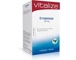 Vitalize D-mannose 90 capsules | 500 mg zuivere en natuurlijke D-mannose - Hoogwaardig Supplement