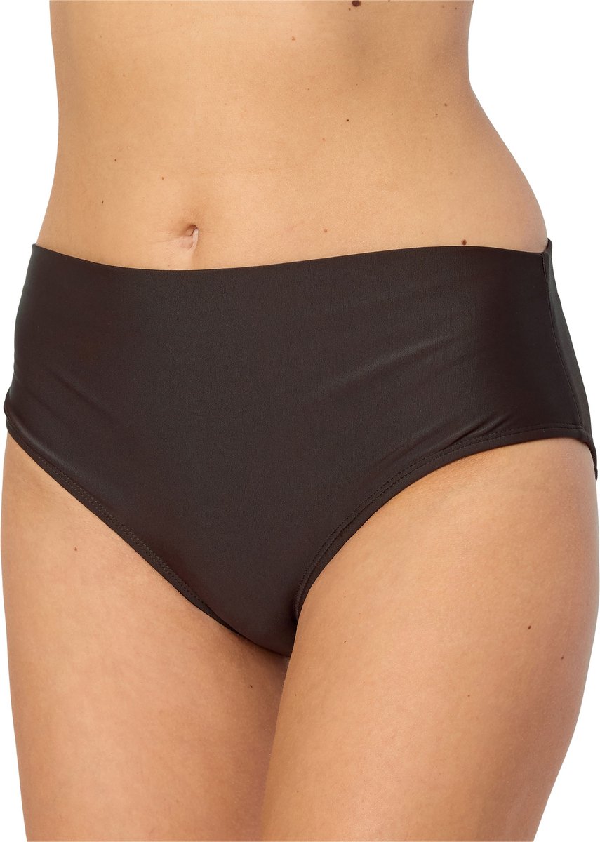 Bellivalini Dames Zwembroek - Bikinibroekje - Elastische tailleband - Polyamide & Elastaan – Zwart – 4XL - BLV-VO-M72W
