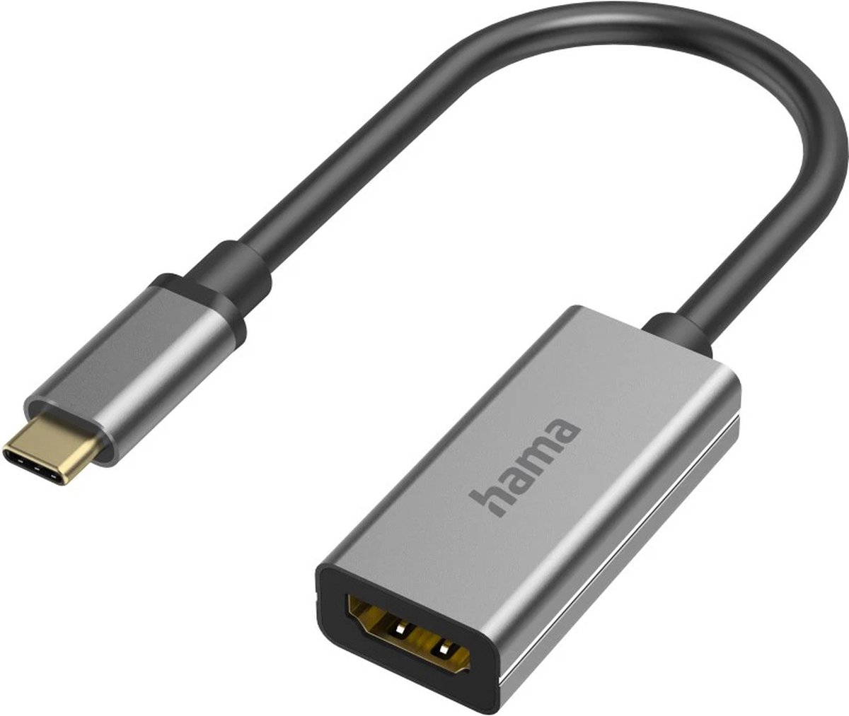 Hama 200303 Adapter Usb-c - Hdmi Ultra-hd 8k Adapter 10 Cm Zilver