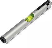 Bol.com Benson Waterpas pen met clip - Aluminium - Compact en licht - 13 cm aanbieding