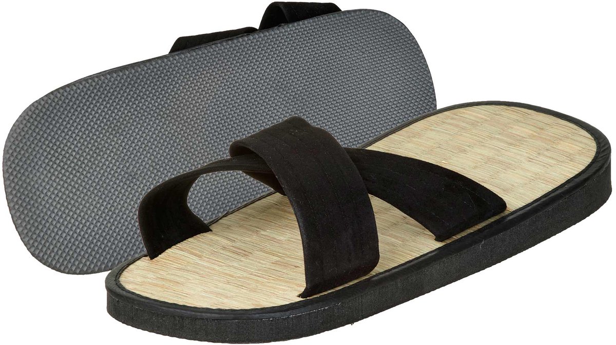 Japanse zori slippers Nihon | rijststro | maat 32 - 45 (Maat: 46)