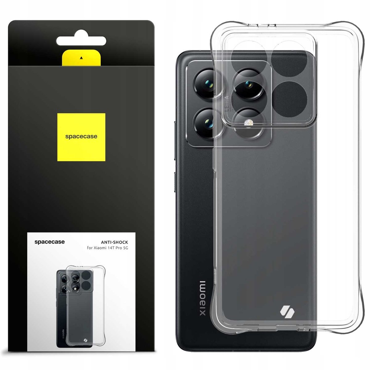 Spacecase Case Anti-Shock Cover Voor Xiaomi 14T Pro 5G