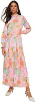 Trendyol Robe trapèze à manches standard et col rond pour femme